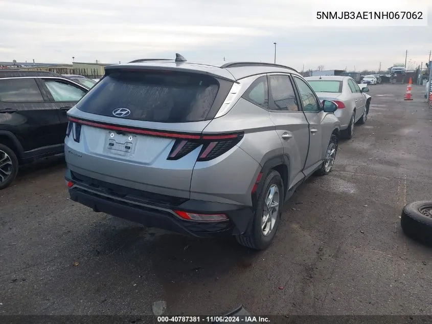 2022 Hyundai Tucson Sel VIN: 5NMJB3AE1NH067062 Lot: 40787381