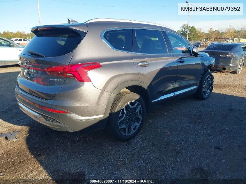 2022 Hyundai Tucson N Line VIN: KM8JF3AE3NU079352 Lot: 40820097