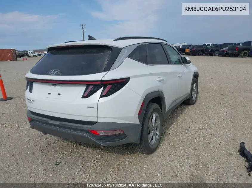 2023 Hyundai Tucson Sel VIN: KM8JCCAE6PU253104 Lot: 12076243