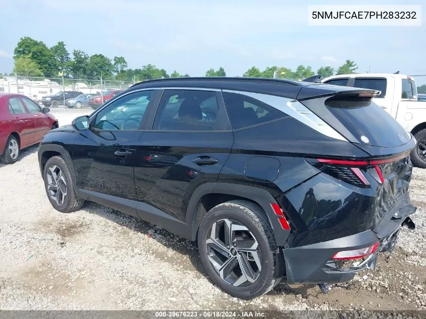 2023 Hyundai Tucson Sel VIN: 5NMJFCAE7PH283232 Lot: 39676223