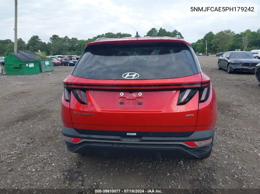 2023 Hyundai Tucson Sel VIN: 5NMJFCAE5PH179242 Lot: 39810077