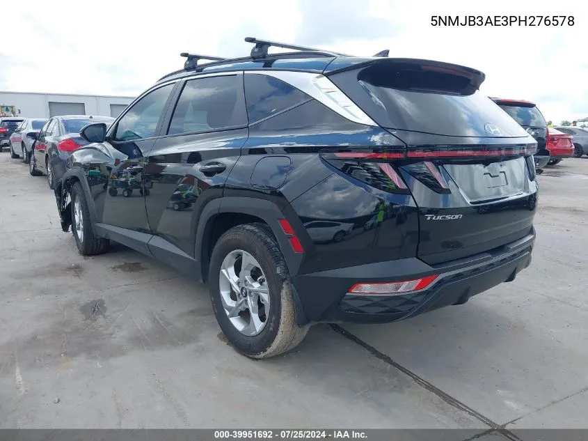 2023 Hyundai Tucson Sel VIN: 5NMJB3AE3PH276578 Lot: 39951692