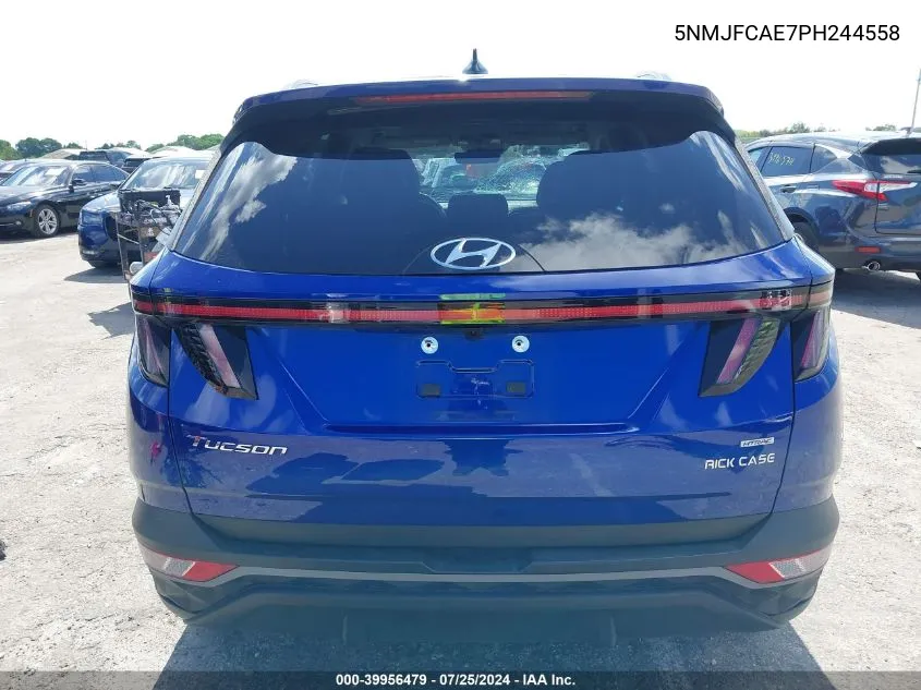 2023 Hyundai Tucson Sel VIN: 5NMJFCAE7PH244558 Lot: 39956479