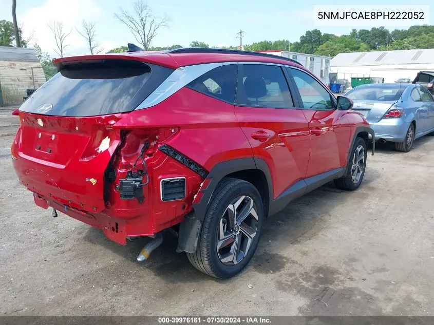 2023 Hyundai Tucson Sel VIN: 5NMJFCAE8PH222052 Lot: 39976161