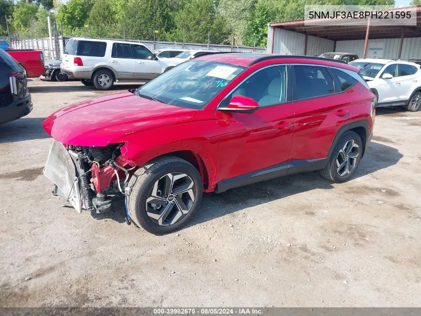 2023 Hyundai Tucson Sel VIN: 5NMJF3AE8PH221595 Lot: 39982675