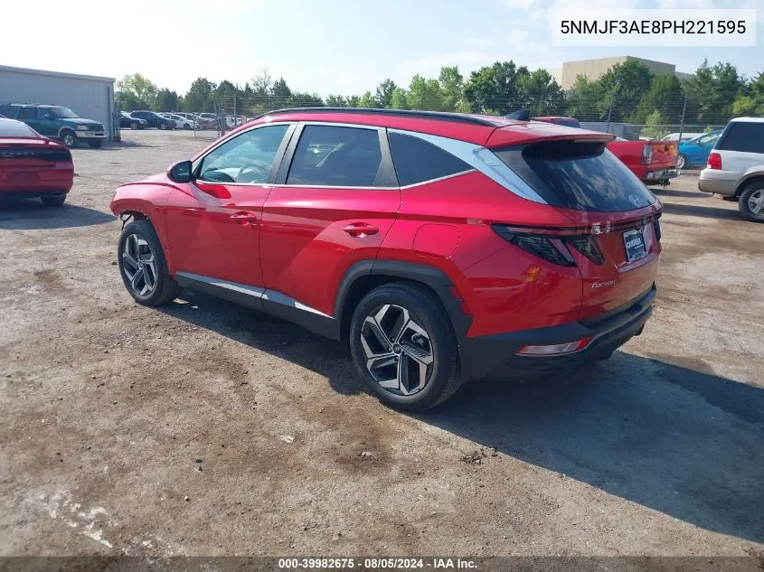 2023 Hyundai Tucson Sel VIN: 5NMJF3AE8PH221595 Lot: 39982675