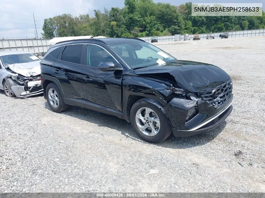 2023 Hyundai Tucson Sel VIN: 5NMJB3AE5PH258633 Lot: 40009426