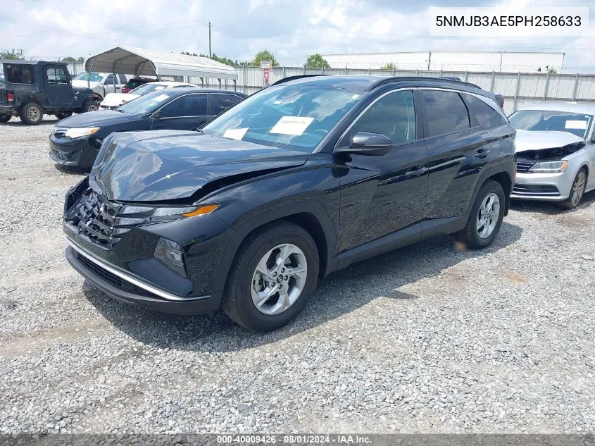 2023 Hyundai Tucson Sel VIN: 5NMJB3AE5PH258633 Lot: 40009426