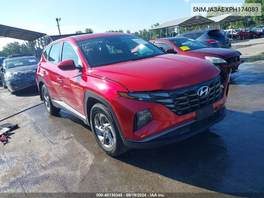 2023 Hyundai Tucson Se VIN: 5NMJA3AEXPH174083 Lot: 40130348