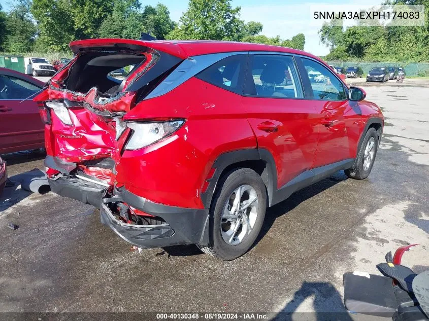 2023 Hyundai Tucson Se VIN: 5NMJA3AEXPH174083 Lot: 40130348