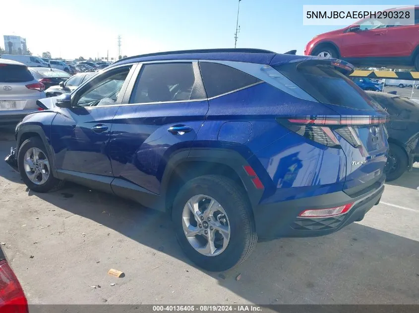 2023 Hyundai Tucson Sel VIN: 5NMJBCAE6PH290328 Lot: 40136405