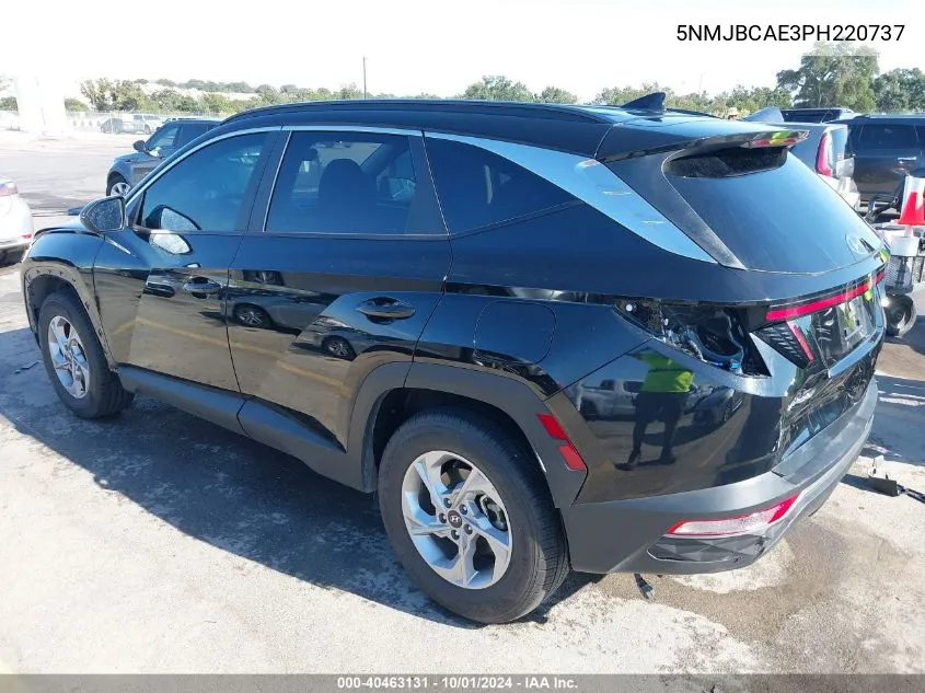 2023 Hyundai Tucson Sel VIN: 5NMJBCAE3PH220737 Lot: 40463131