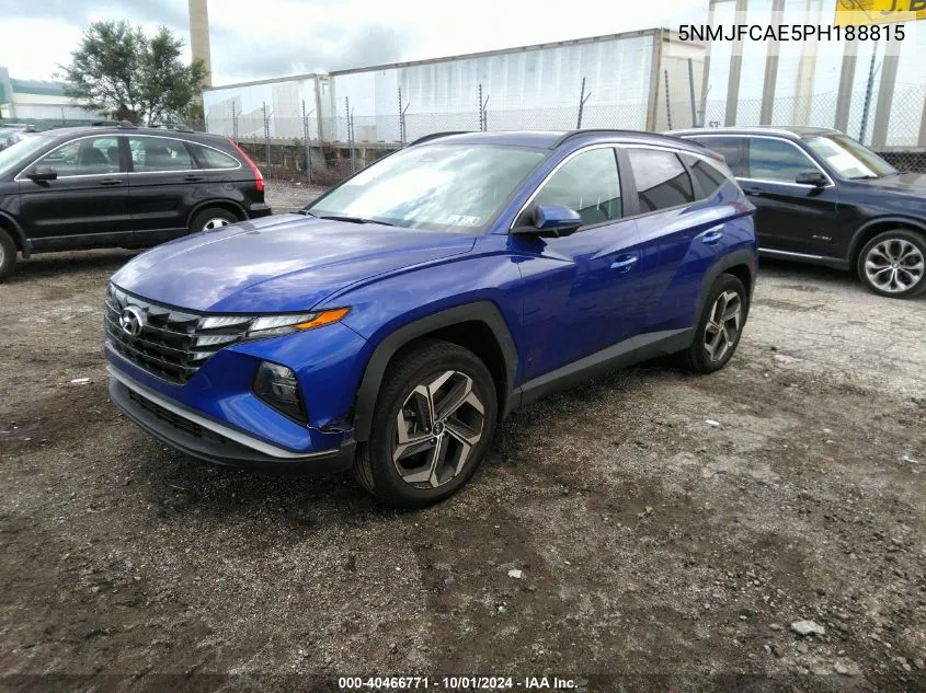 2023 Hyundai Tucson Sel VIN: 5NMJFCAE5PH188815 Lot: 40466771