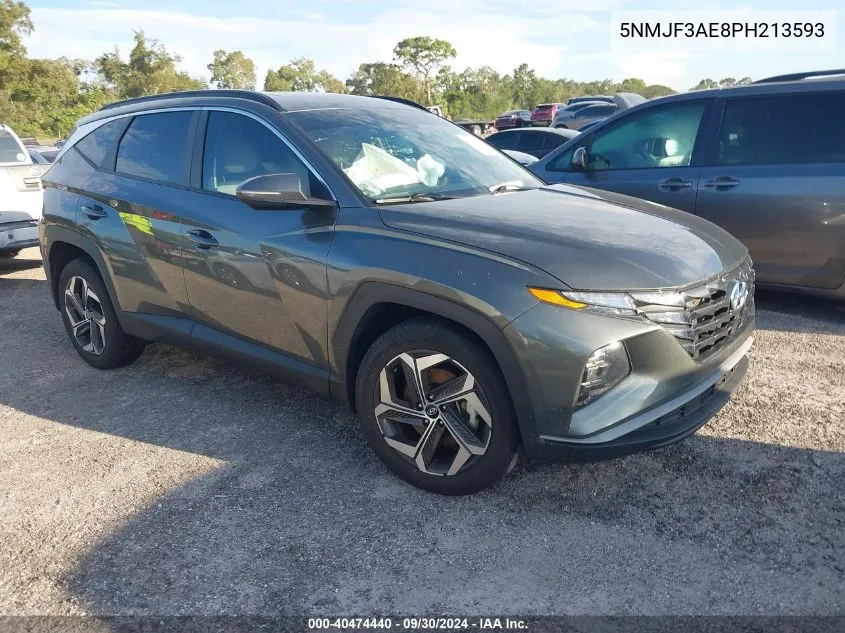 2023 Hyundai Tucson Sel VIN: 5NMJF3AE8PH213593 Lot: 40474440