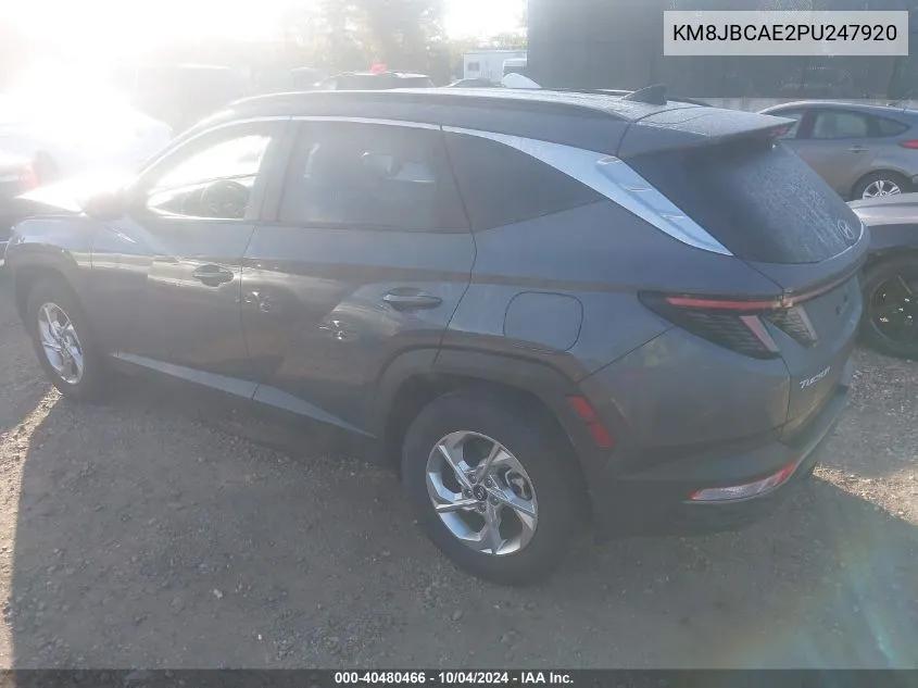 2023 Hyundai Tucson Sel VIN: KM8JBCAE2PU247920 Lot: 40480466