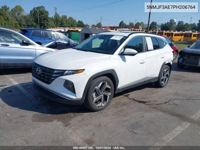 2023 Hyundai Tucson Sel VIN: 5NMJF3AE7PH206764 Lot: 40507108