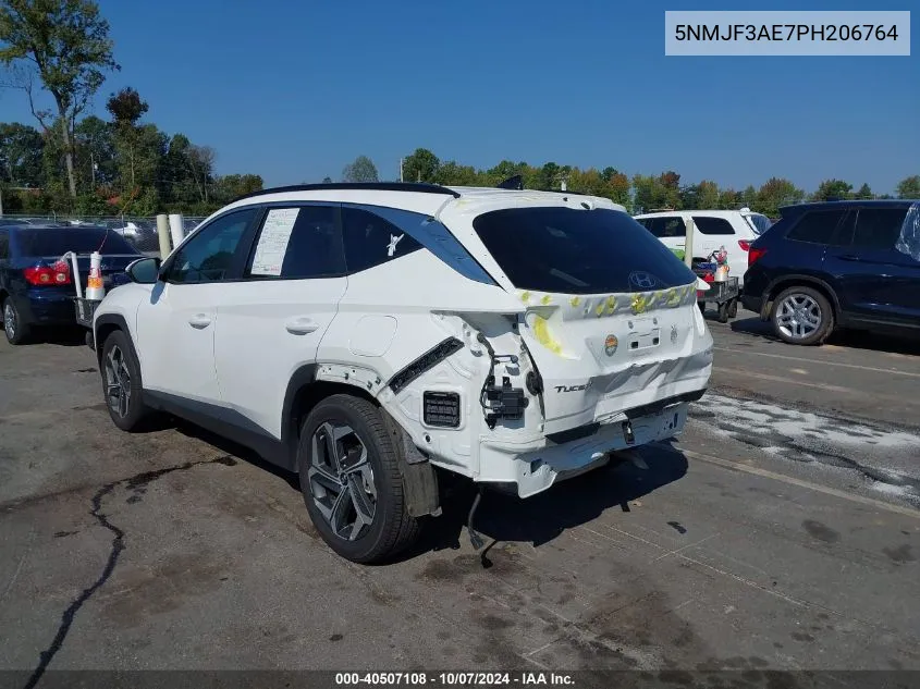 2023 Hyundai Tucson Sel VIN: 5NMJF3AE7PH206764 Lot: 40507108