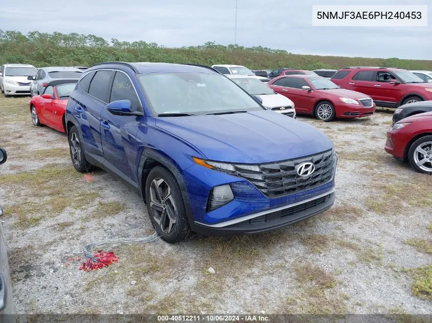 2023 Hyundai Tucson Sel VIN: 5NMJF3AE6PH240453 Lot: 40512211