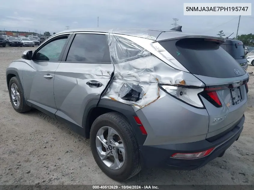 2023 Hyundai Tucson Se VIN: 5NMJA3AE7PH195747 Lot: 40512629