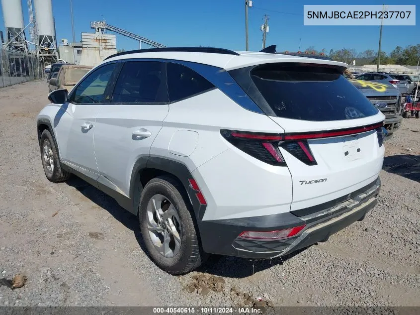 2023 Hyundai Tucson Sel VIN: 5NMJBCAE2PH237707 Lot: 40540615