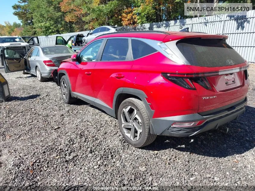 2023 Hyundai Tucson Sel VIN: 5NMJFCAE3PH165470 Lot: 40567676