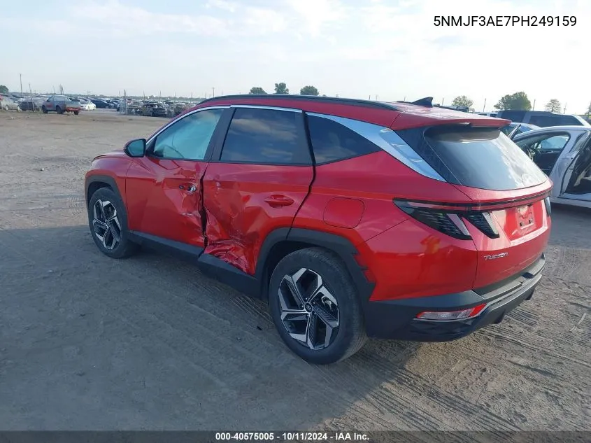 2023 Hyundai Tucson Sel VIN: 5NMJF3AE7PH249159 Lot: 40575005