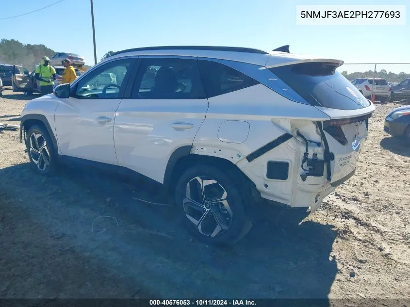 2023 Hyundai Tucson Sel VIN: 5NMJF3AE2PH277693 Lot: 40576053