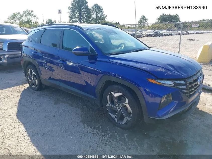 2023 Hyundai Tucson Sel VIN: 5NMJF3AE9PH183990 Lot: 40584689