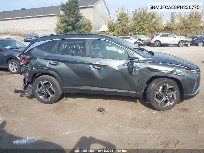 2023 Hyundai Tucson Sel VIN: 5NMJFCAE8PH236775 Lot: 40584990