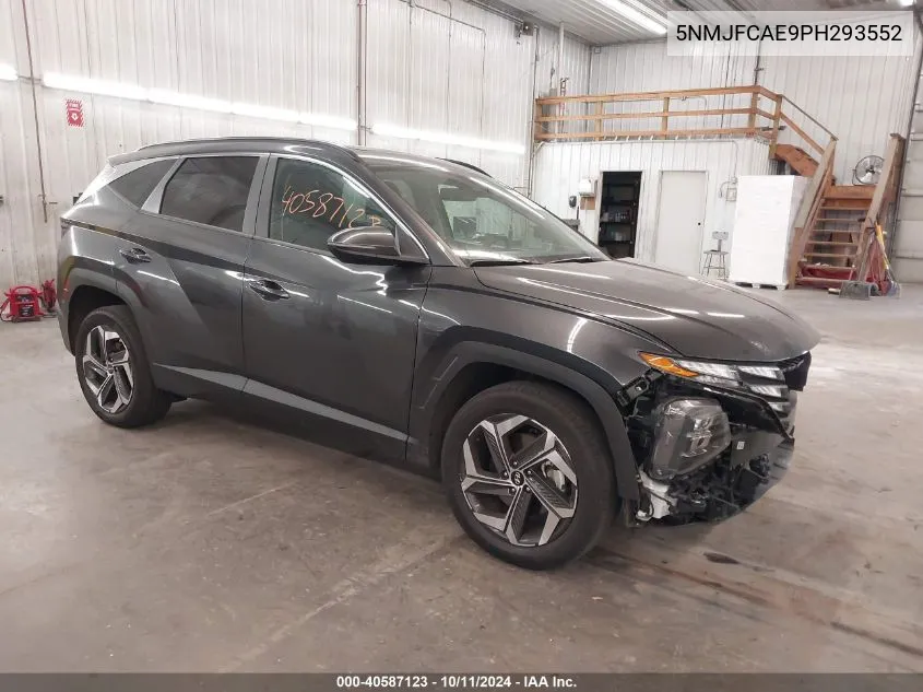 2023 Hyundai Tucson Sel VIN: 5NMJFCAE9PH293552 Lot: 40587123