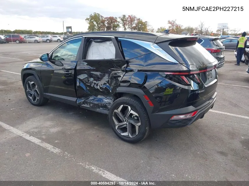 2023 Hyundai Tucson Sel VIN: 5NMJFCAE2PH227215 Lot: 40594293