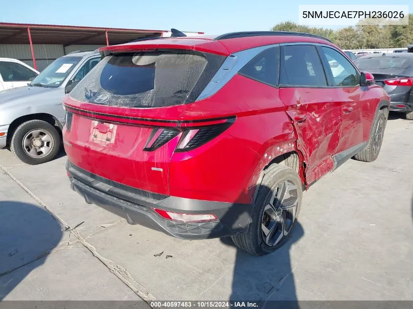 2023 Hyundai Tucson Limited VIN: 5NMJECAE7PH236026 Lot: 40597483