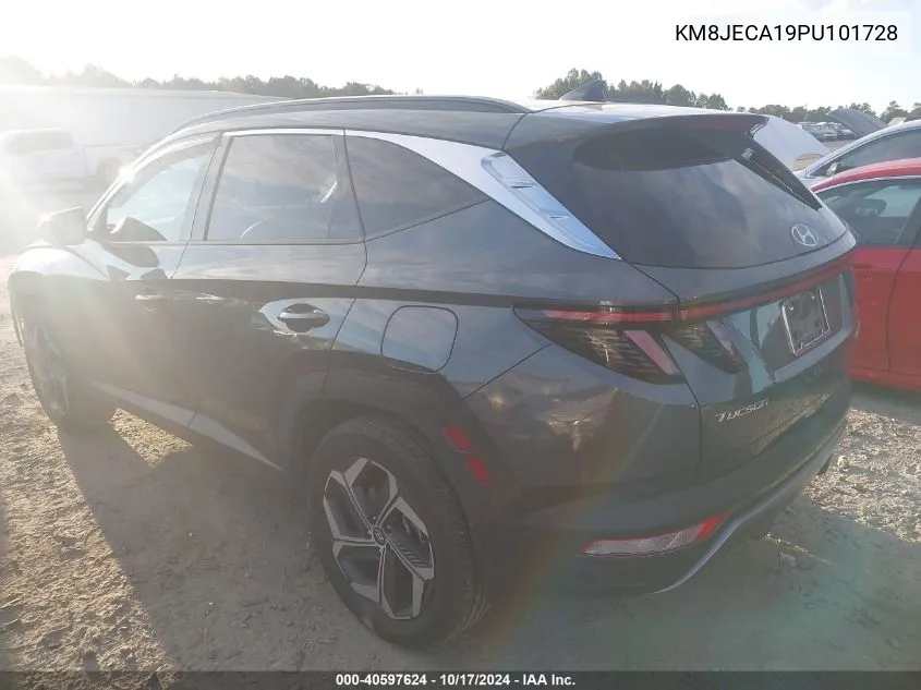 2023 Hyundai Tucson Hybrid Limited VIN: KM8JECA19PU101728 Lot: 40597624