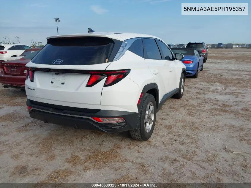 2023 Hyundai Tucson Se VIN: 5NMJA3AE5PH195357 Lot: 40609325