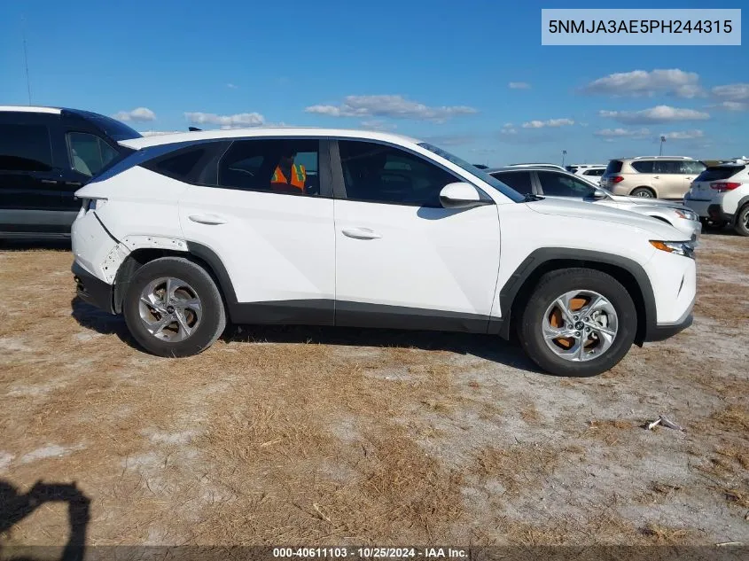 2023 Hyundai Tucson Se VIN: 5NMJA3AE5PH244315 Lot: 40611103