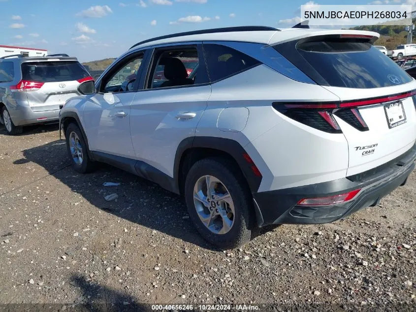 2023 Hyundai Tucson Sel VIN: 5NMJBCAE0PH268034 Lot: 40656246