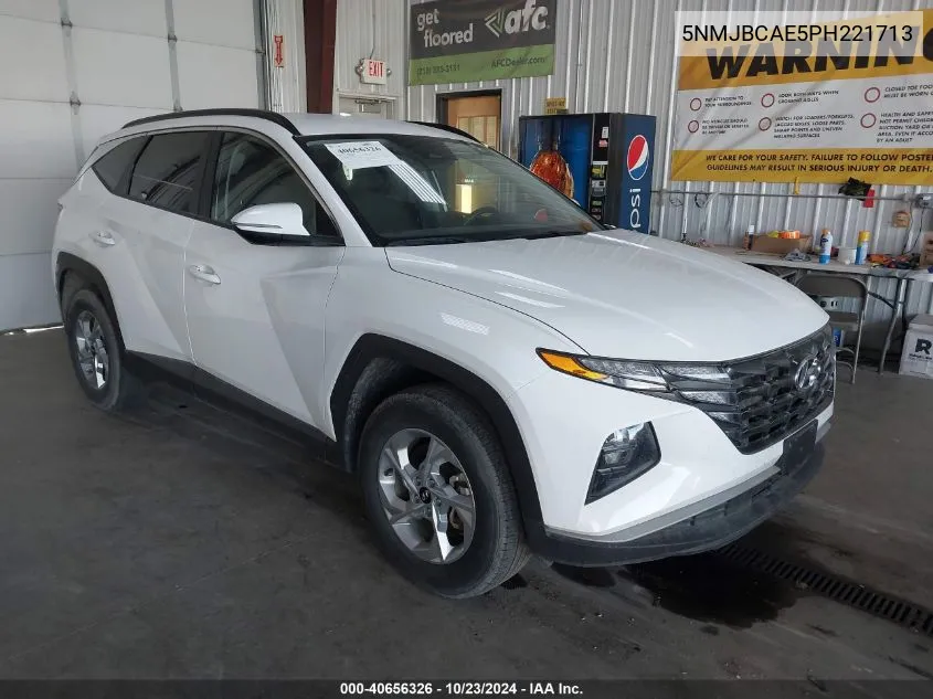 2023 Hyundai Tucson Sel VIN: 5NMJBCAE5PH221713 Lot: 40656326