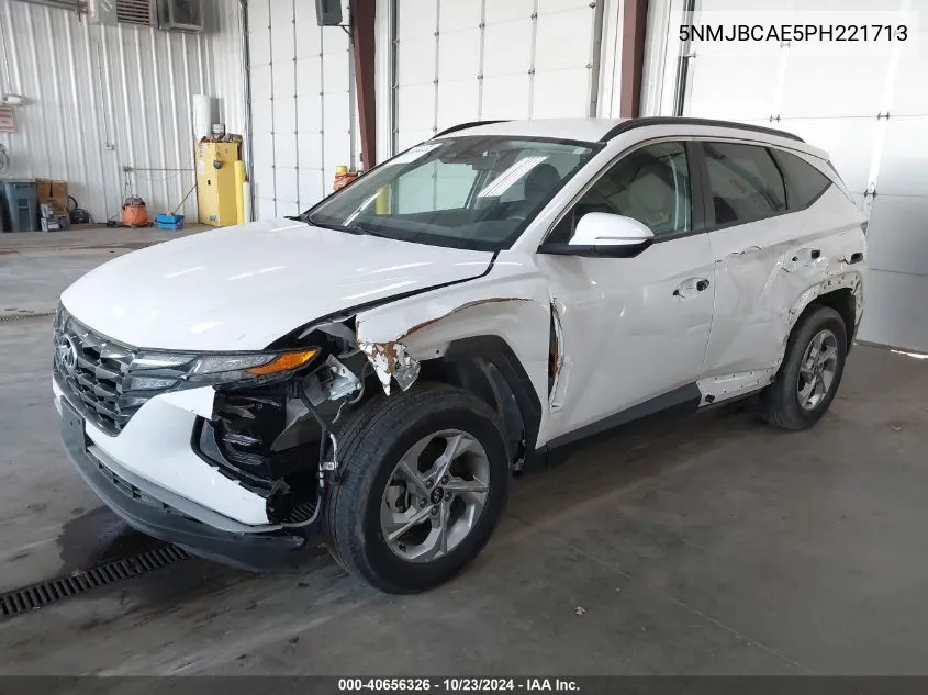 2023 Hyundai Tucson Sel VIN: 5NMJBCAE5PH221713 Lot: 40656326