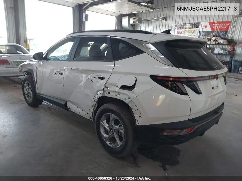 2023 Hyundai Tucson Sel VIN: 5NMJBCAE5PH221713 Lot: 40656326