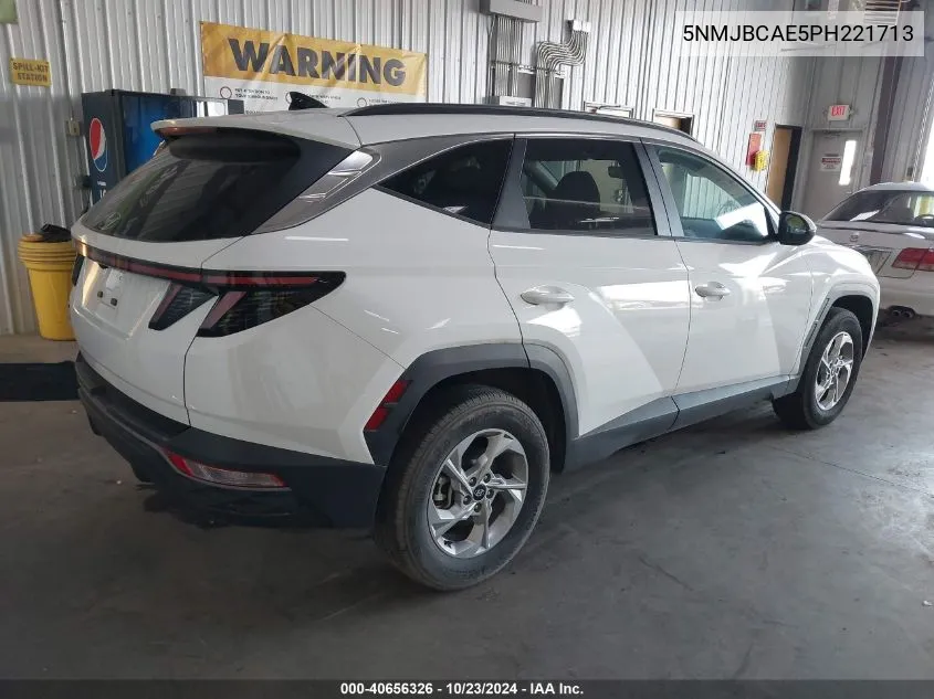 2023 Hyundai Tucson Sel VIN: 5NMJBCAE5PH221713 Lot: 40656326