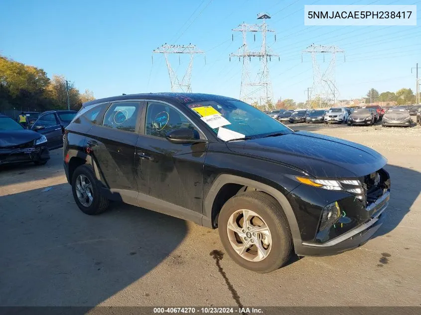 2023 Hyundai Tucson Se VIN: 5NMJACAE5PH238417 Lot: 40674270