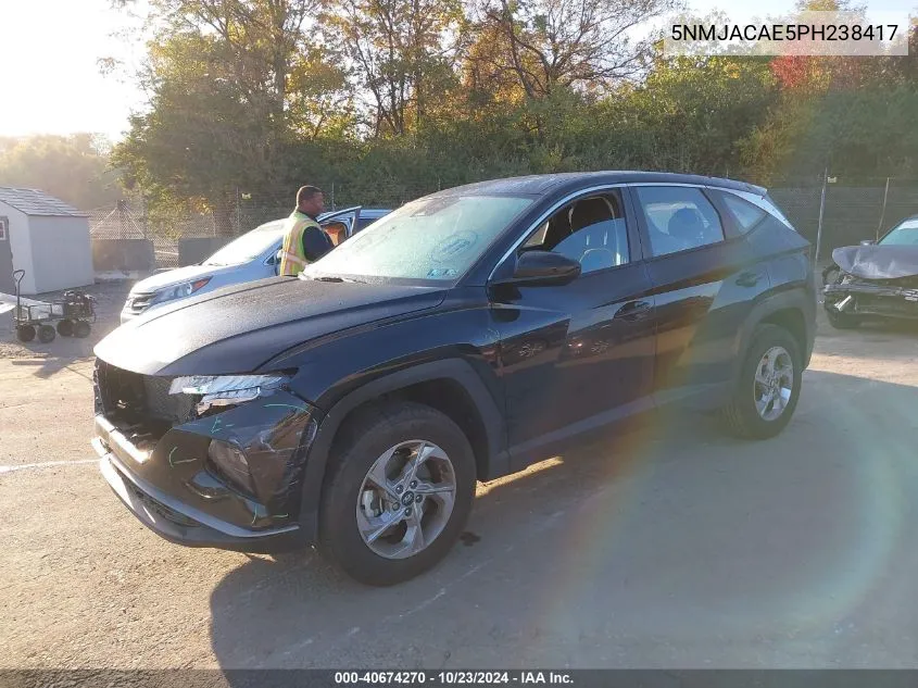 2023 Hyundai Tucson Se VIN: 5NMJACAE5PH238417 Lot: 40674270