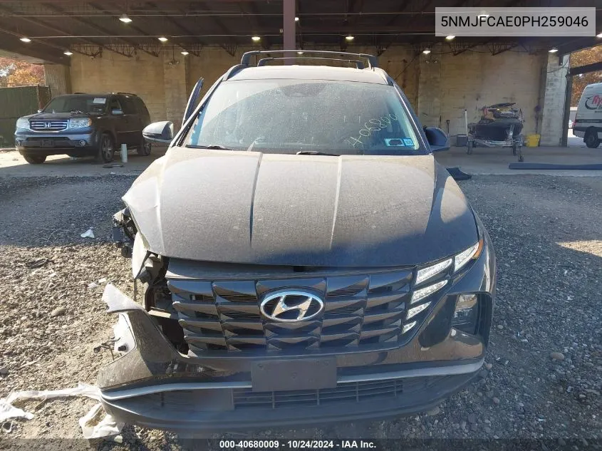 2023 Hyundai Tucson Sel VIN: 5NMJFCAE0PH259046 Lot: 40680009