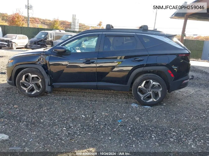 2023 Hyundai Tucson Sel VIN: 5NMJFCAE0PH259046 Lot: 40680009