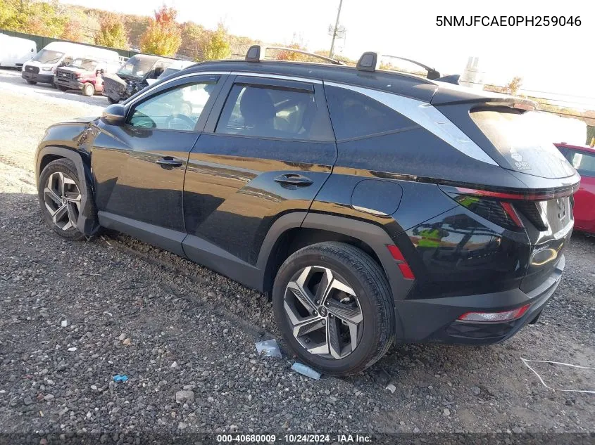 2023 Hyundai Tucson Sel VIN: 5NMJFCAE0PH259046 Lot: 40680009