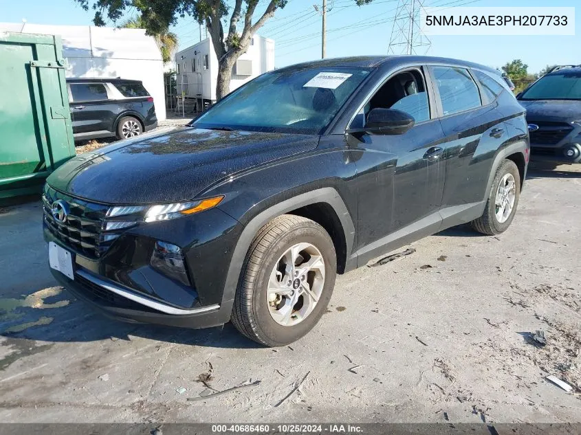 2023 Hyundai Tucson Se VIN: 5NMJA3AE3PH207733 Lot: 40686460