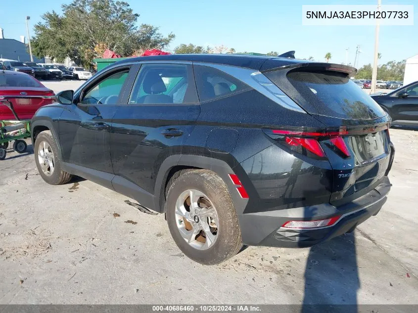 2023 Hyundai Tucson Se VIN: 5NMJA3AE3PH207733 Lot: 40686460