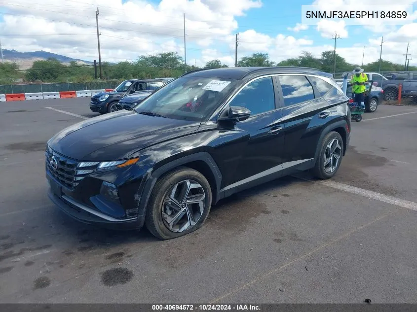 2023 Hyundai Tucson Sel VIN: 5NMJF3AE5PH184859 Lot: 40694572