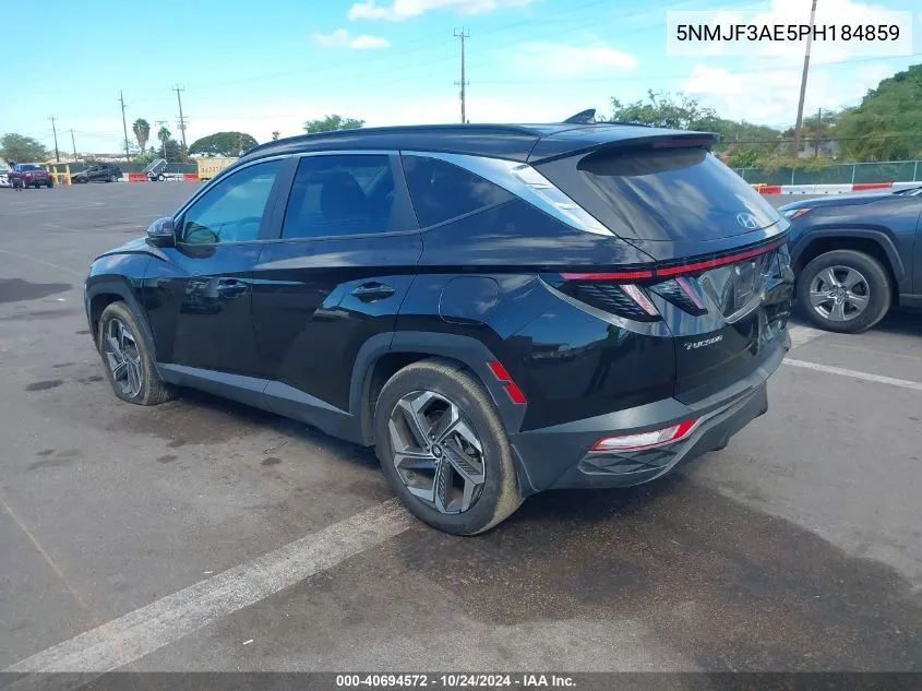 2023 Hyundai Tucson Sel VIN: 5NMJF3AE5PH184859 Lot: 40694572