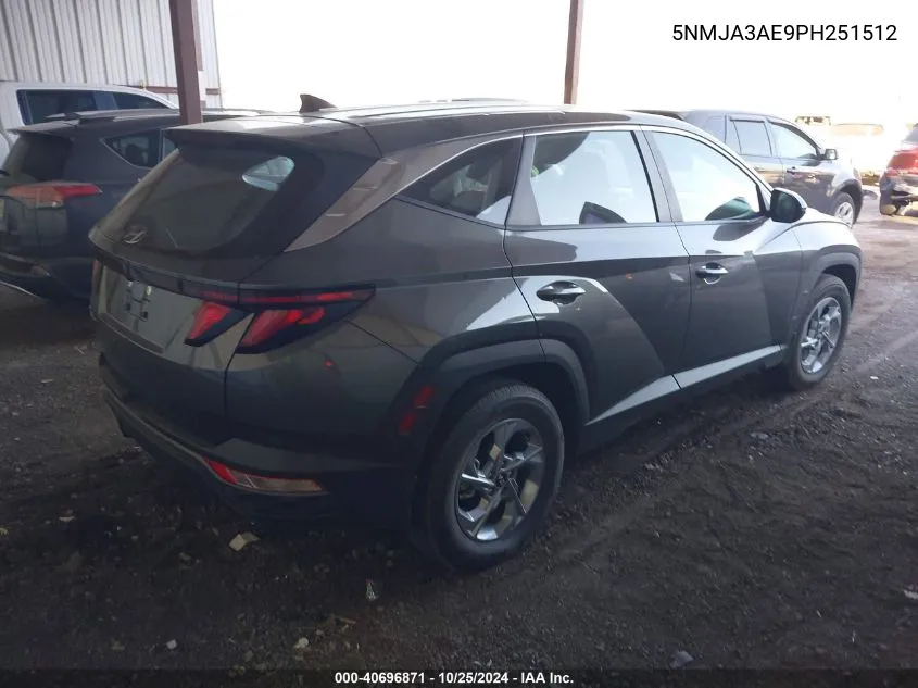 2023 Hyundai Tucson Se VIN: 5NMJA3AE9PH251512 Lot: 40696871